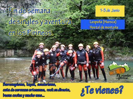 Singles y aventura en el Pirineo