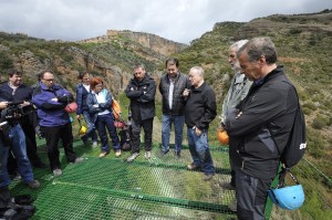 Pasarelas sobre el río Vero